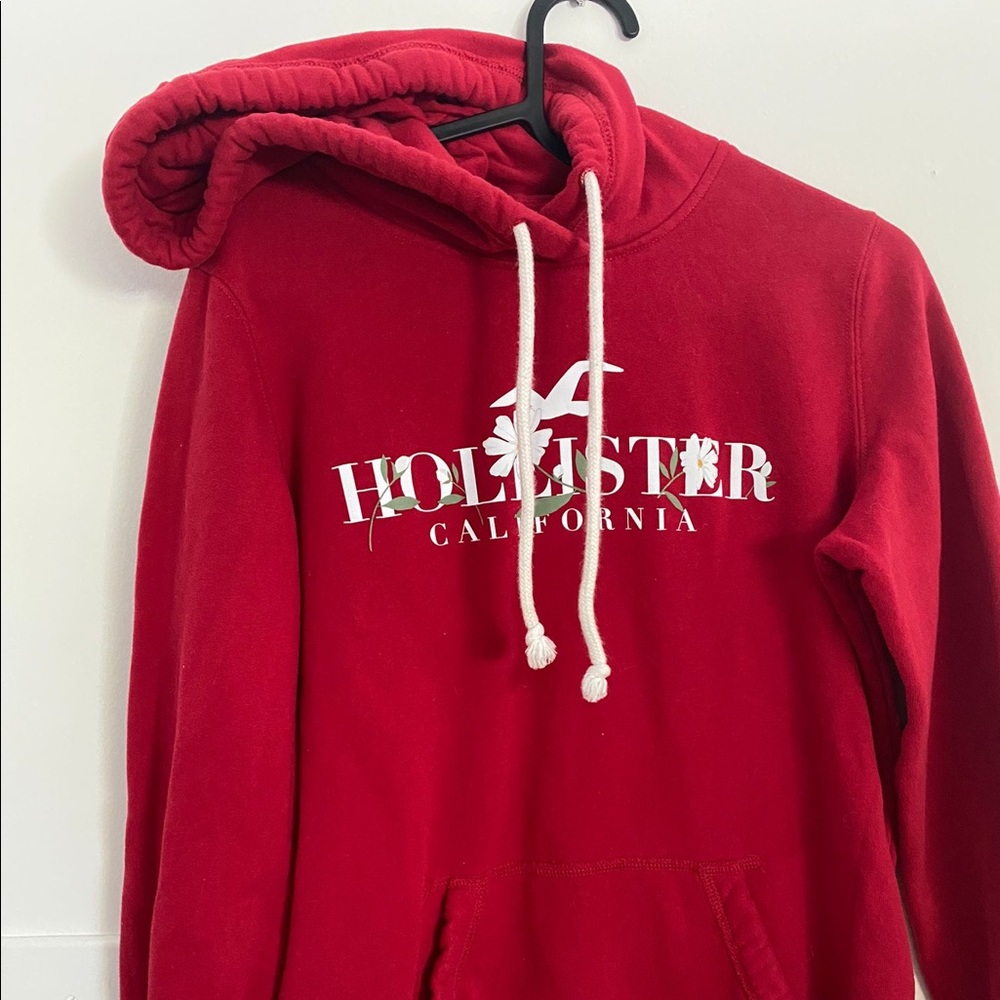 NEW Hollister red hoodie